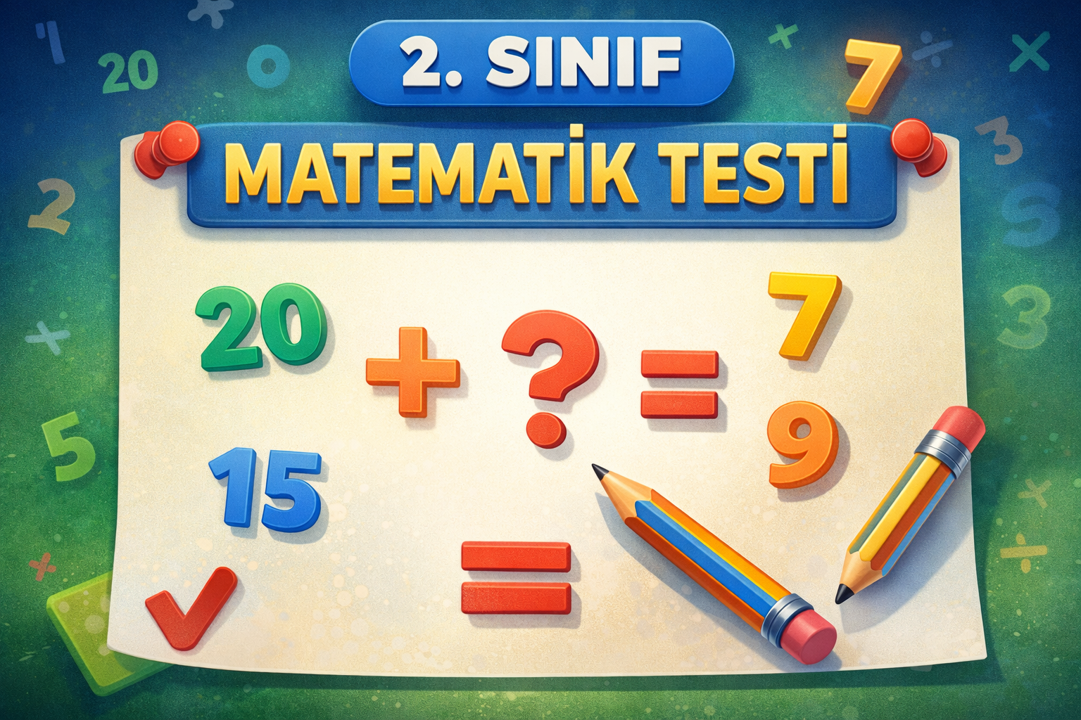 2. Sınıflar Matematik Testi