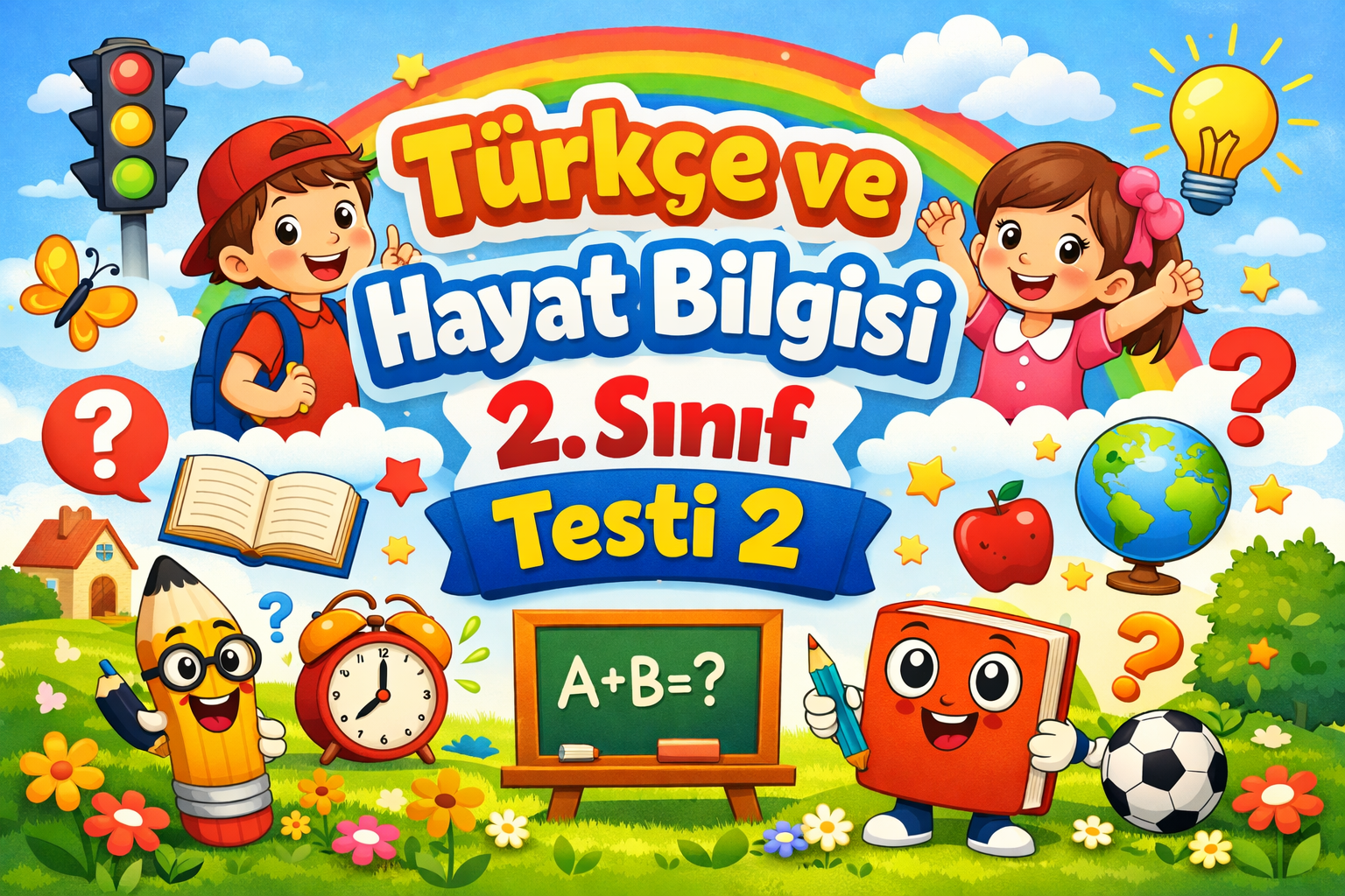 2. Sınıf Türkçe ve Hayat Bilgisi Testi
