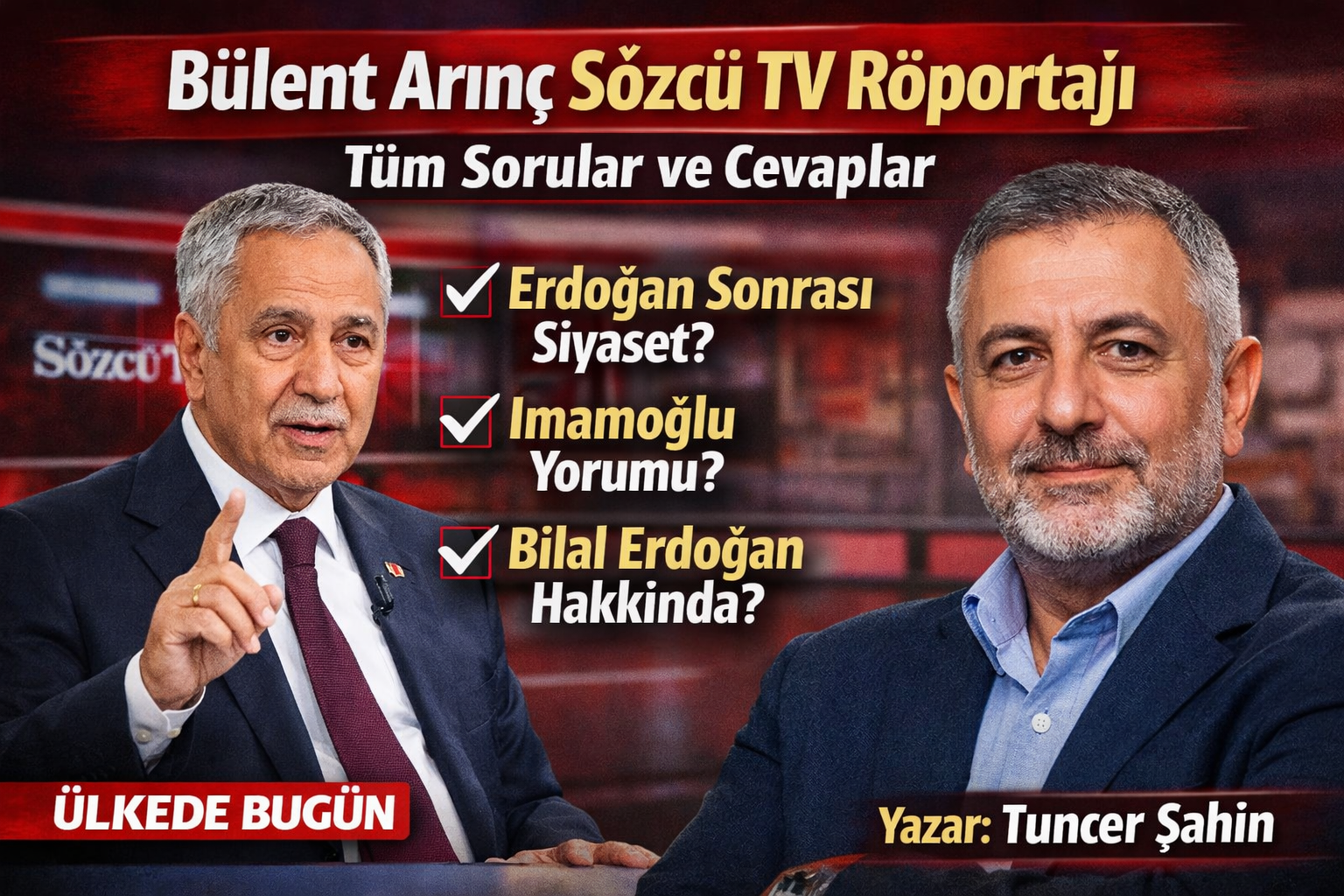 Bülent Arınç'ın Açıklamaları Gündeme Bomba Gibi Düştü 