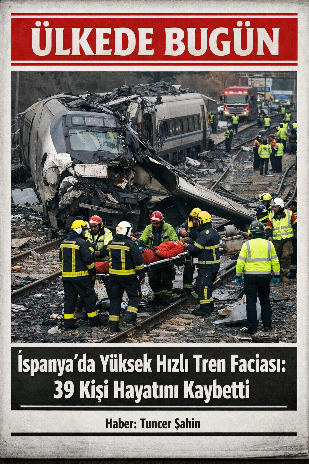 İspanya'da Tren Raydan Çıktı: 39 Ölü...