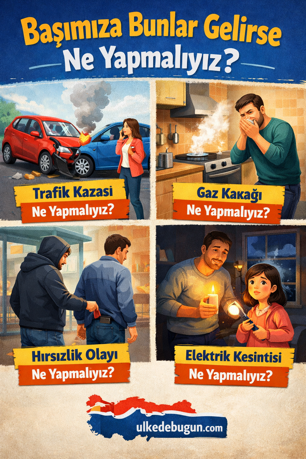 Günlük Hayatta Başımıza Gelecek Olaylarda Ne Yapmalıyız 